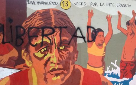 Mural Milagro Sala Parque Chas