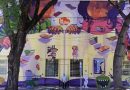 La biblioteca infantil La Nube inaugura su nuevo mural
