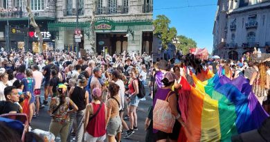 Multitudinaria Marcha Federal del Orgullo LGBTIQNB+ Antifascista y Antirracista