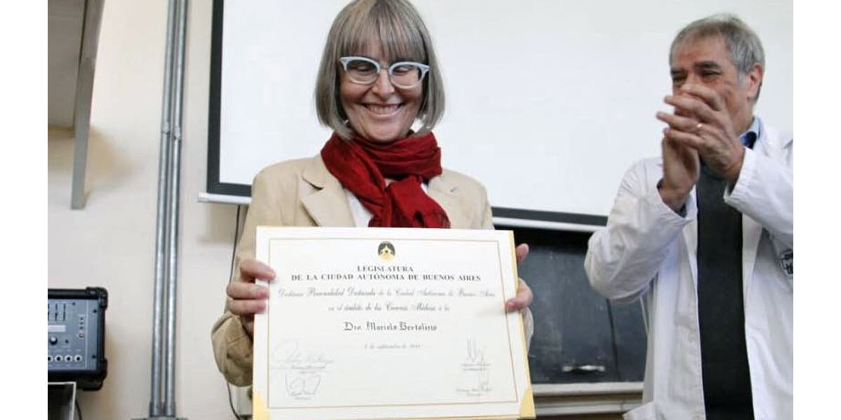 Pesar por la muerte de la doctora Mariela Bertolino