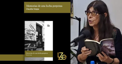 Claudia Vespa presenta su novela Memorias de una lucha perpetua